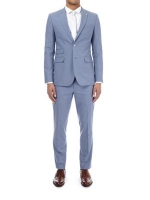 Debenhams  Burton - Light blue skinny fit suit jacket