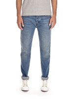Debenhams  Burton - Light blue wash stretch tapered jeans