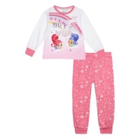 Debenhams  Shimmer N Shine - Girls pink Shimmer & Shine pyjama set