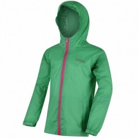 Debenhams  Regatta - Girls green pack it waterproof jacket