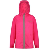 Debenhams  Regatta - Pink kids pack it waterproof jacket