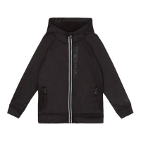 Debenhams  Animal - Boys black fleece lined hooded jacket