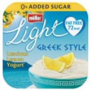 Fat Free Greek Style Lemon Yogurts &pound;2.50