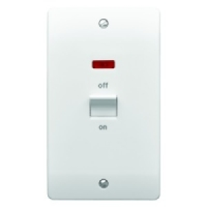 MK 50A DP Neon Switch K5215RPWHI £10.15
