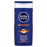 Asda Nivea Men For Men Sport 2in1 Body & Hair Shower Gel