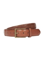 Debenhams  Burton - Brown leather stretch belt