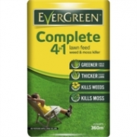 Homebase Evergreen Evergreen Complete 4-in-1 Lawn Food, Weed & Moss Killer - 36