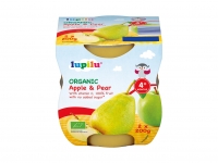 Lidl  Lupilu Organic Apple < Pear Fruit Pots Stage 2