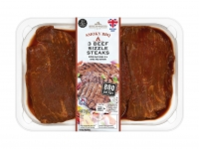 Lidl  Birchwood Farm 3 British Beef Smoky BBQ Sizzle Steaks