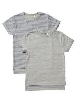 Debenhams  Outfit Kids - 2 pack boys grey striped t-shirts