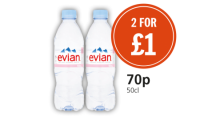 Budgens  Evian Mineral Water