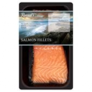 Russells Salmon Fillets Skin On £6.50
