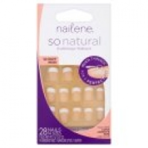 So Natural Everyday French 24 Nails Short Beige 12 Sizes £6.00