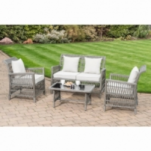 BMStores  Hertfordshire Luxury Sofa Set 4pc