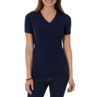 Walmart  Womens Short Sleeve V-Neck T-Shirt