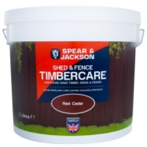 Spear & Jackson Shed & Fence Timbercare 5L - Red Cedar £2.99