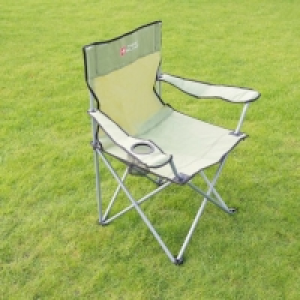 BMStores  Swiss Military Camping Chair - Khaki