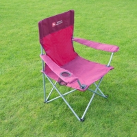 BMStores  Swiss Military Camping Chair - Burgundy