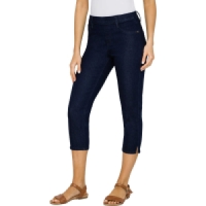 B Collection Womens Cropped Jegging - Dark Denim &pound;10.50