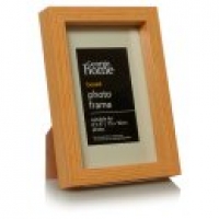 Asda George Home Light Wood Boxed Photo Frame 6x4in