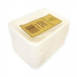 Bagasse Medium Chip Tray x 100