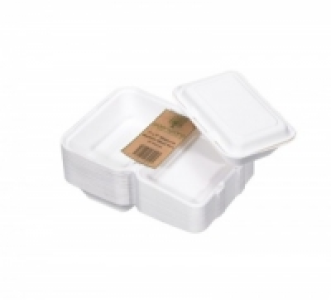 Bagasse Medium Meal Box x 50