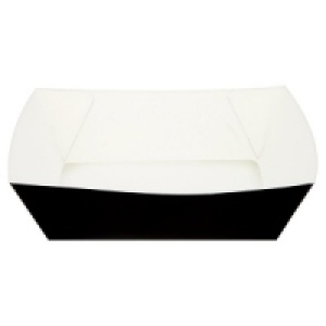 Biopac Black Burger Tray 5in x 100