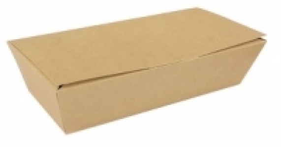 Simply Kraft Medium Lidded Tray x 25