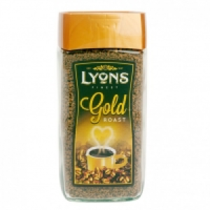 LYONS GOLD ROAST FREEZE DRIED COFFEE 200G £2.99
