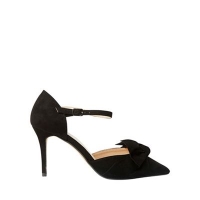 Debenhams  Dorothy Perkins - Wide fit black gardenia court shoes
