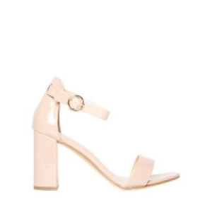 Debenhams  Dorothy Perkins - Nude shimmy block heel sandals