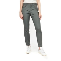 Debenhams  Wallis - Petite dark grey zip front trousers