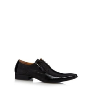Jeff Banks - Black patent leather Derby shoes &pound;76.00
