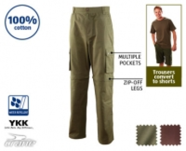 Mens Convertible Fishing Trousers