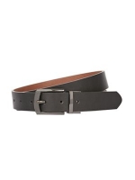 Debenhams  Burton - Black slim reversible belt