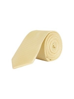 Debenhams  Burton - Yellow textured tie and pocket square set