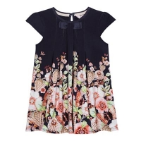 Debenhams  Baker by Ted Baker - Girls navy floral print swing dress