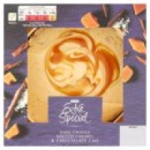 Hand Finished Salted Caramel & Chocolate Cake &pound;2.00