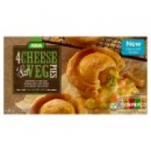 4 Cheese & Veg Pies £2.00