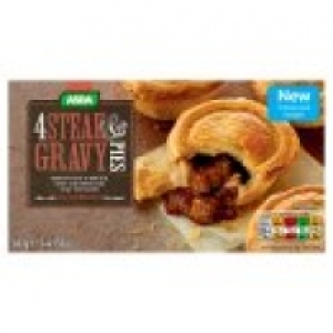 4 Steak & Gravy Pies £2.00