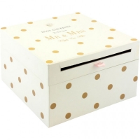 JTF  Mad Dots Mr & Mrs Card Collection Box
