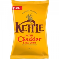 JTF  Kettle Chips Mature Cheddar & Onion 150g