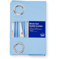 BigW  House & Home Block Out Eyelet Curtain - Blue