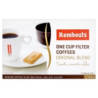 Makro Rombouts Rombouts Original Blend One Cup Filter Coffees 60s 6 x 62g