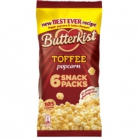 Poundland  Butterkist Toffee Popcorn 6 Pack