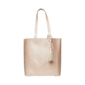 Debenhams  Dorothy Perkins - Rose gold tassel shopper bag