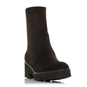 Dune - Black suede palmas ankle boots