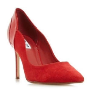 Dune - Red suede Bayly high stiletto heel court shoes