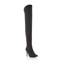 Debenhams  Dune - Black Sloanne high stiletto heel over the knee boot
