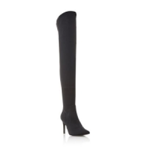Dune - Black Sloanne high stiletto heel over the knee boot